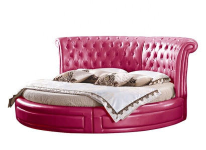 Round Classic s Bed Chesterfield Beds Upholstery Round Beds Leather